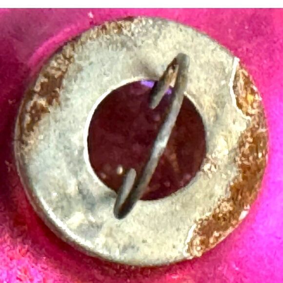 Vintage Made In USA Shiny Brite Glass Christmas Ornaments Set Of 7 Pink Gold - Picture 8 of 16